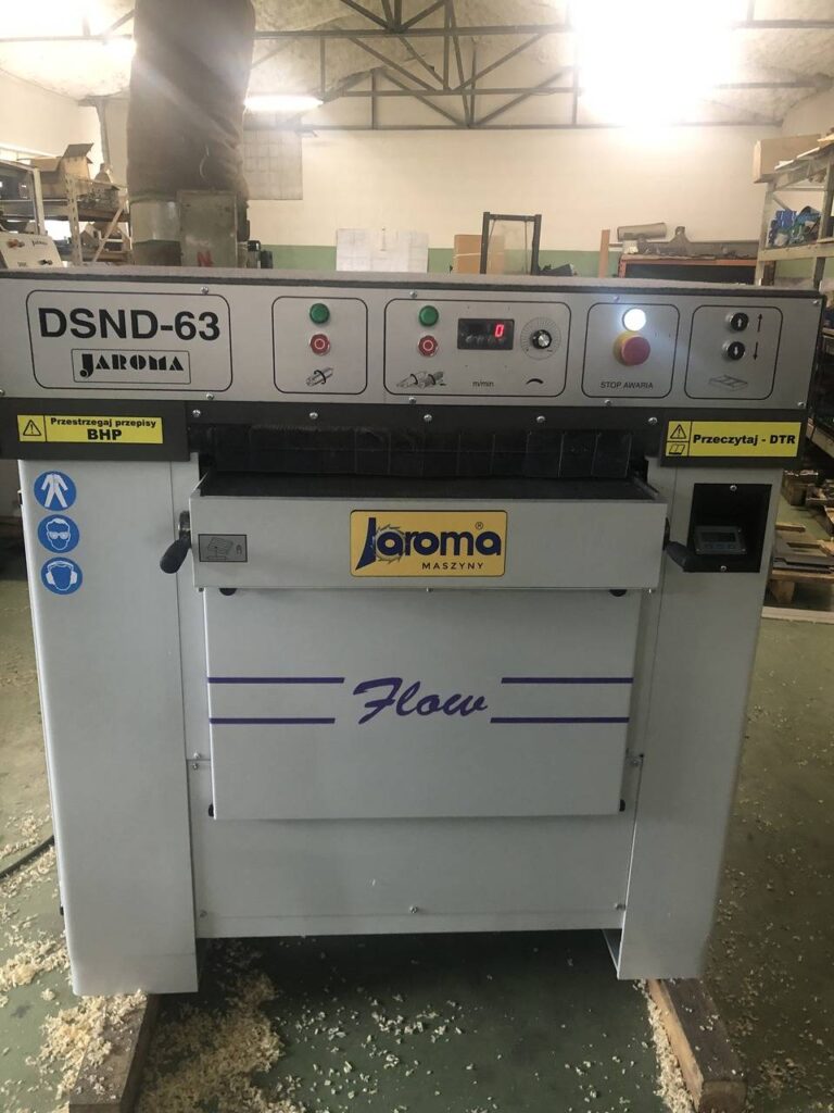 Grubiarka do drewna DSND-63/RR FLOW | przemysłowa obróbka