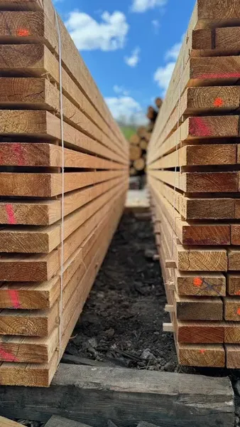 Tarcica modrzewiowa 2,40 mb | certyfikat FSC | możliwość transportu